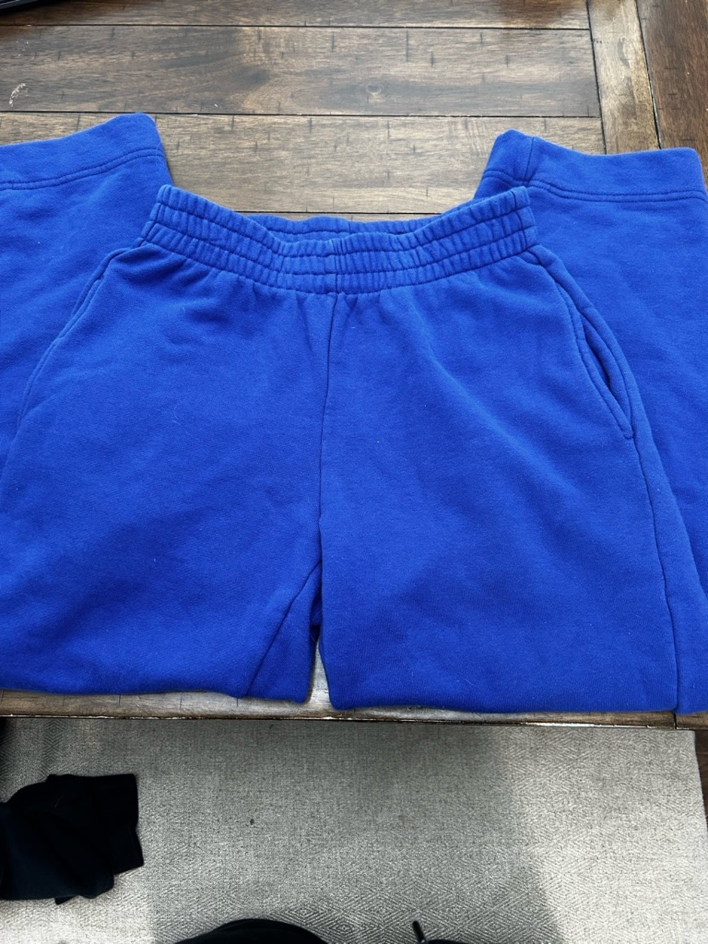 Kids Royal Blue Fleece Sweatpants